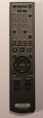 Fernbedienung Sony RM-NM100E gereinigt getestet Network Media Receiver