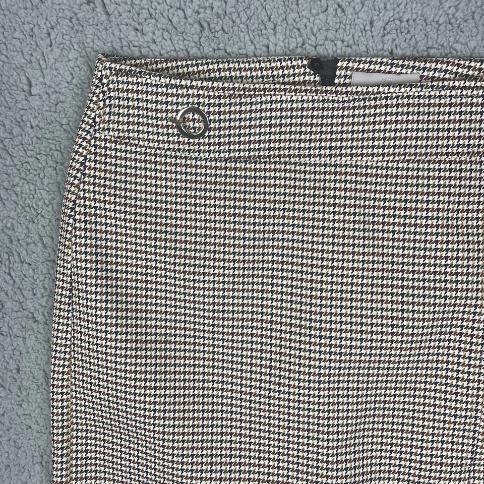 Falda para mujer H&M talla 8 marrón apertura frontal profesional ajustada al cuerpo Foto 2 de 4