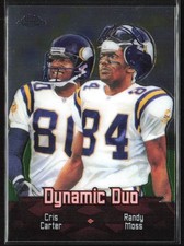 2000 Topps Chrome Dynamic Duo Cris Carter /Randy Moss #TC2