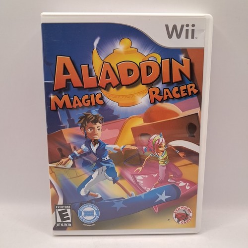 Aladdin Magic Racer (Nintendo Wii, 2011) CIB Complete w/ Manual TESTED Very Good - Picture 2 of 8