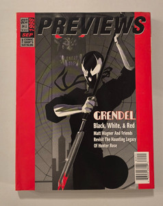 PREVIEWS Magazine Comic Shops Catalog; September 1998 ;Very Good