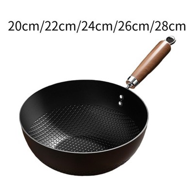 Eisenarbeit Kochgeschirr Chinesische Wok Fry Pan zum Kochen, Rühren braten,
