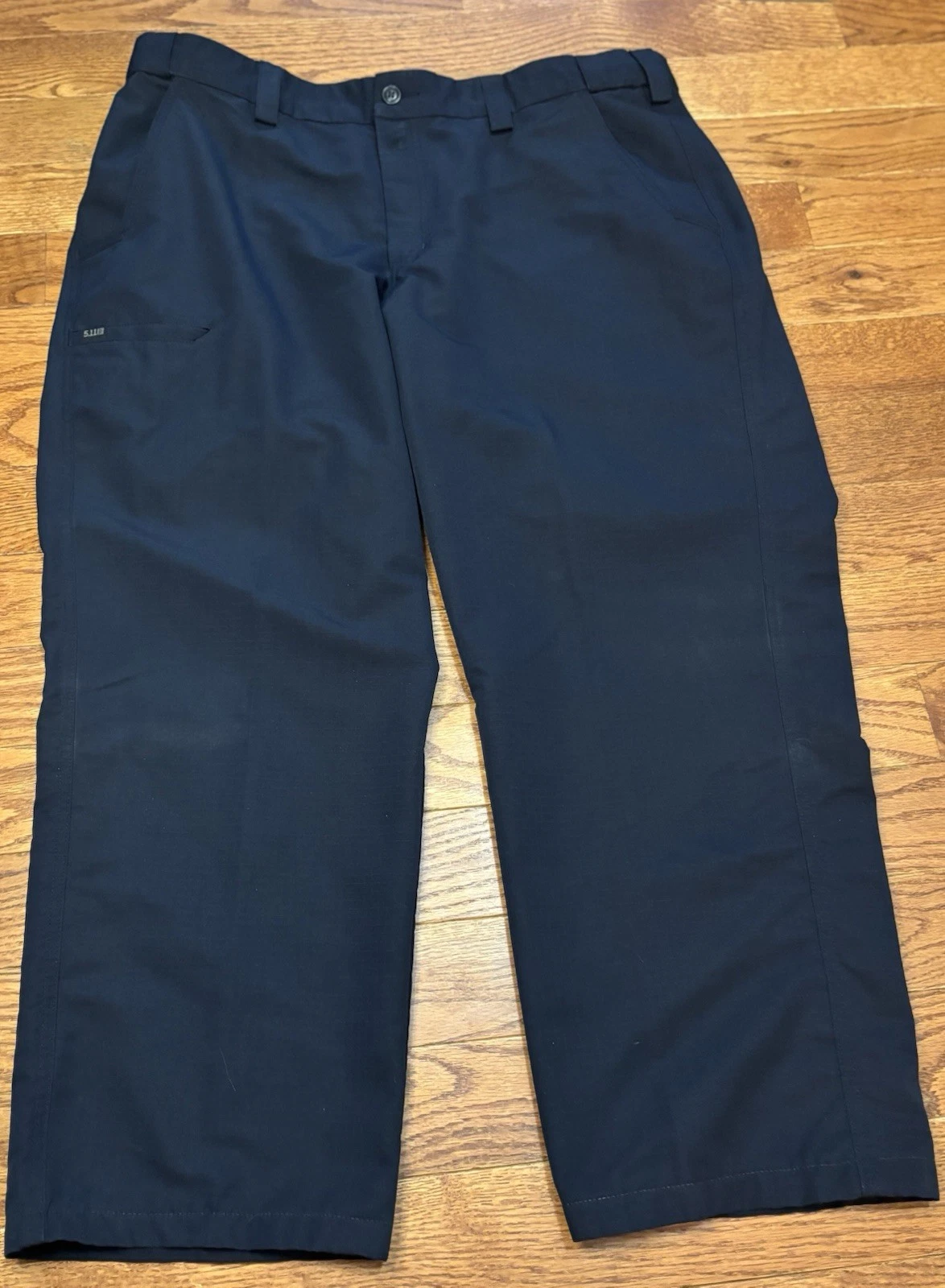 5.11 Tactical Ripstop Pant Men's 38x30 Reg Black Water Resistant Utility Outdoor