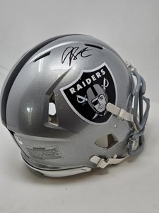 Geno Smith Las Vegas Raiders Signed Autographed Authentic Helmet Fanatics Cert