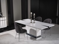 Garnitur Esszimmer Esstisch 4х StüHle Tisch Weiß Tische StüHle Modern Set