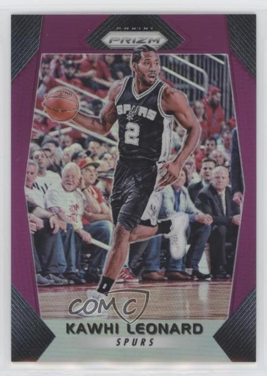 2017-18 Panini Prizm Purple Prizm 14/75 Kawhi Leonard #293 0m1w