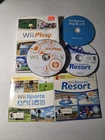 Wii Sports, Wii Sports Resort, Wii Play Bundle -  (Nintendo Wii) Complete Tested
