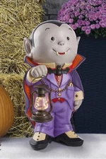 Brand New 24" Halloween Vampire Door Porch Greeter with LED Lantern Outdoor Prop