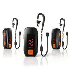 3 Pack Mini Walkie Talkies, Waterproof Small Walkie Talkies Two Way Radio wit...