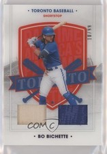 2021 Chronicles America's Pastime Dual Swatches Blue 10/99 Bo Bichette #2 0r2f