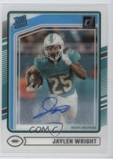 2024 Panini Clearly Donruss Rated Rookie Auto Jaylen Wright #84 Auto 3do