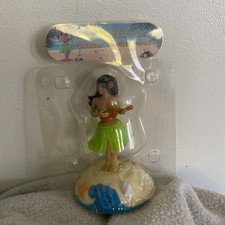 Solar Dancing Hula Girl Guitar Motion Animated Bobble Head Figure Toy Car Dash