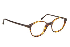 Giorgio Armani 427 Oval Turtle Glasses Frame 49mm Italy 1990s NOS