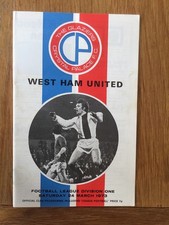 Crystal Palace v  West Ham  1972-73