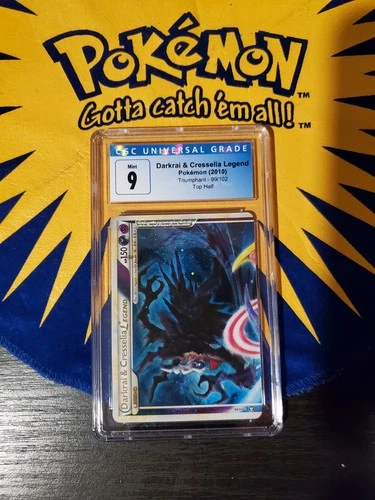 Darkrai & Cresselia Legend Top CGC 9 Pokemon 2010 Triumphant 99/102