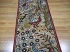 Turkish Oushak(Tree Of Life) Birds Multicolored Handmade Bohemian Rug 2.6x8 Ft — photo 10