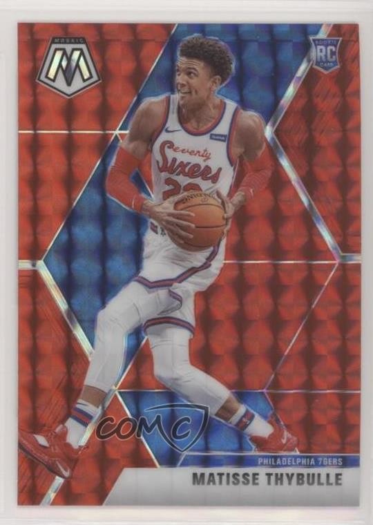 2019-20 Panini Mosaic Rookies Red Prizm Matisse Thybulle #245 2pv