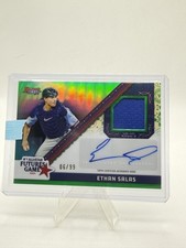 Ethan Salas Prospect Patch Auto Green /99 - Bowman's Best Futures Game FGAA-ES