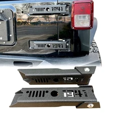 VISIDA Pair Tailgate Door Hinge Replaced Mounting Set Fits 2007-2017 Wrangler JK