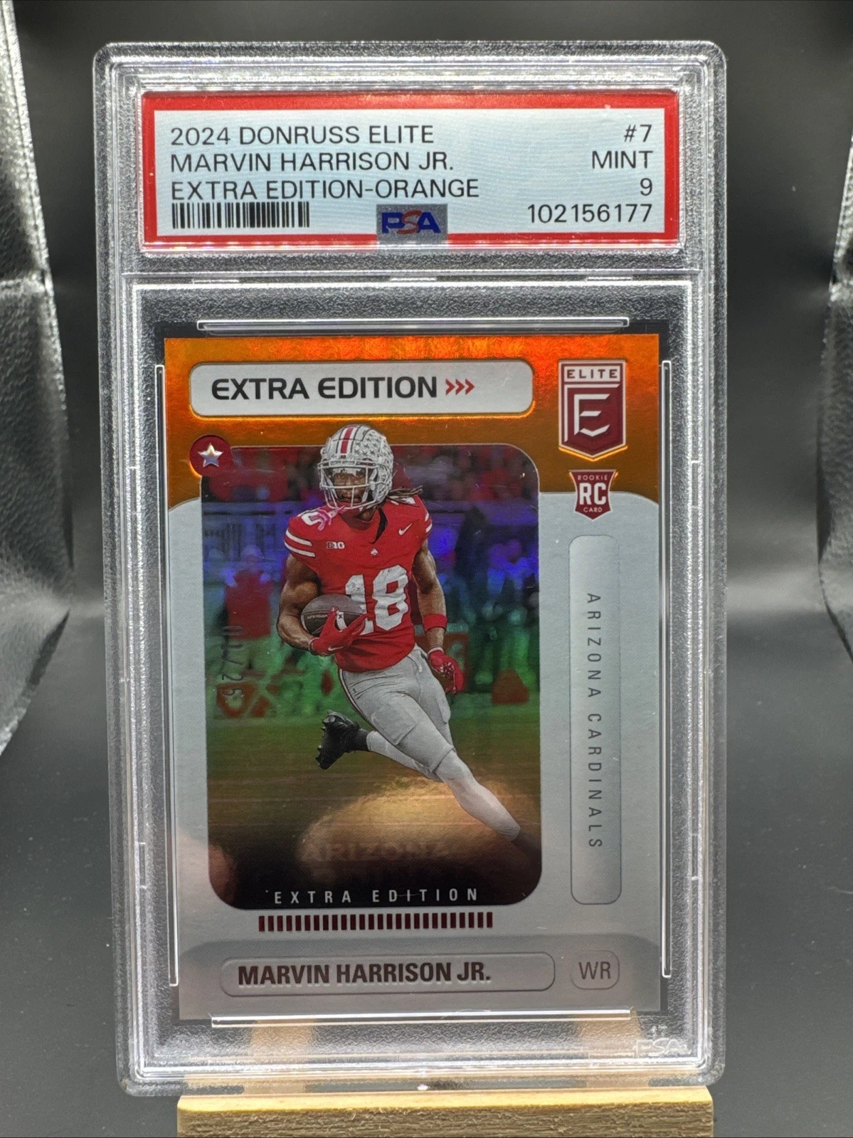 Marvin Harrison Jr. Panini Donruss Elite Extra Edition #7 Orange