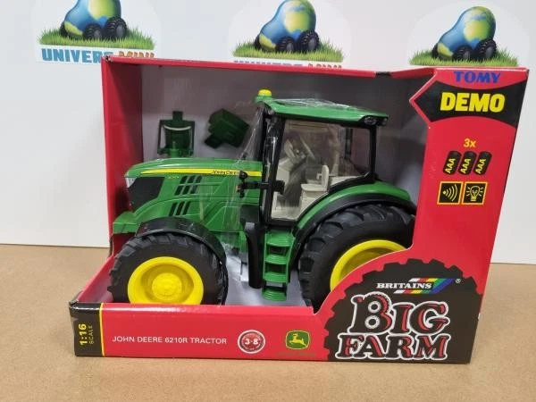 BRI42837 - JOHN DEERE 6210R son et lumières - Britains - 1/16 - Photo 1/3