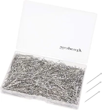 26Mm/1Inch Stainless Steel Dressmaker Straight Quilting Pins Bulk Fine Satin Bal