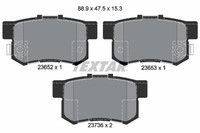 Textar Textar BremsbelÄGe Hinten Honda CR-V 2 FR-V S2000 Shuttle Stream 1.7 1.8