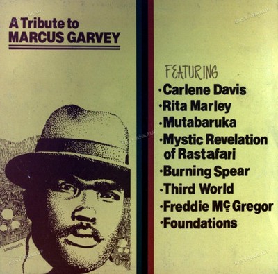 Various - A Tribute To Marcus Garvey Jamaica LP 1987 (VG) .