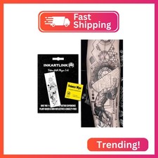 INKARTLINK Temporary Tattoos, Semi Permanent Tattoo Adult Art Design Waterproof