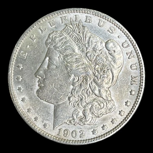 1902 Morgan Silver Dollar, AU+