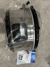 Ambiano 5.8 Qt Programmable Slow Cooker – Stainless Steel – Brand New