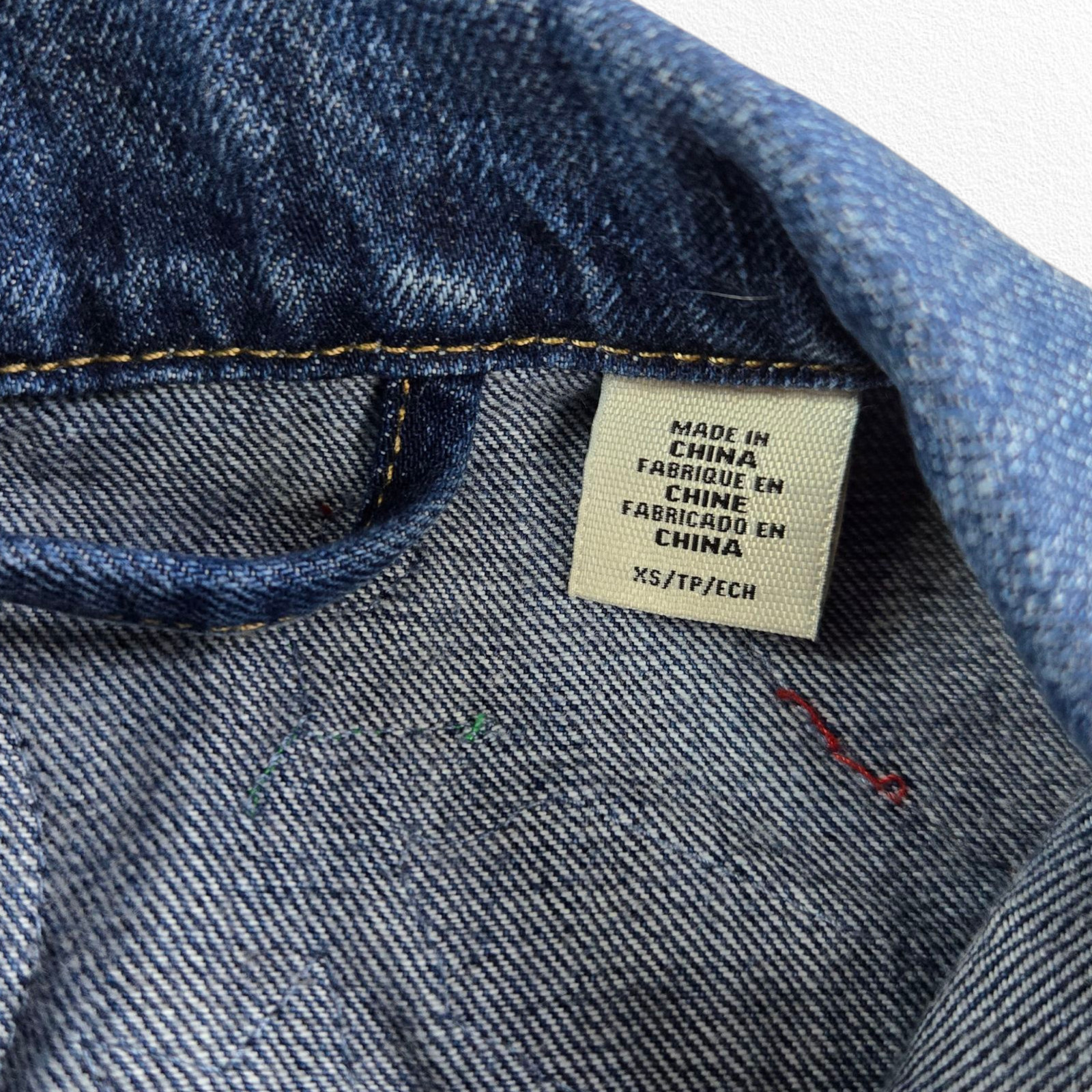 Levi’s Trucker Jean Jacket Patchwork Americana Gr… - image 8