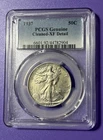 1937 PCGS Genuine Cleaned XF Walking Liberty Silver Half Dollar