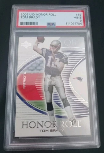 2003 Upper Deck Honor Roll - Tom Brady #59 PSA MINT 9 PATRIOTS