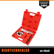 Brake line Flaring Tool, Double Flaring Tool kit Copper Aluminum Soft Steel Brak