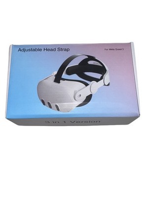 Meta Quest 3 Adjustable Head Strap Replacement VR Comfort Strap Open Box