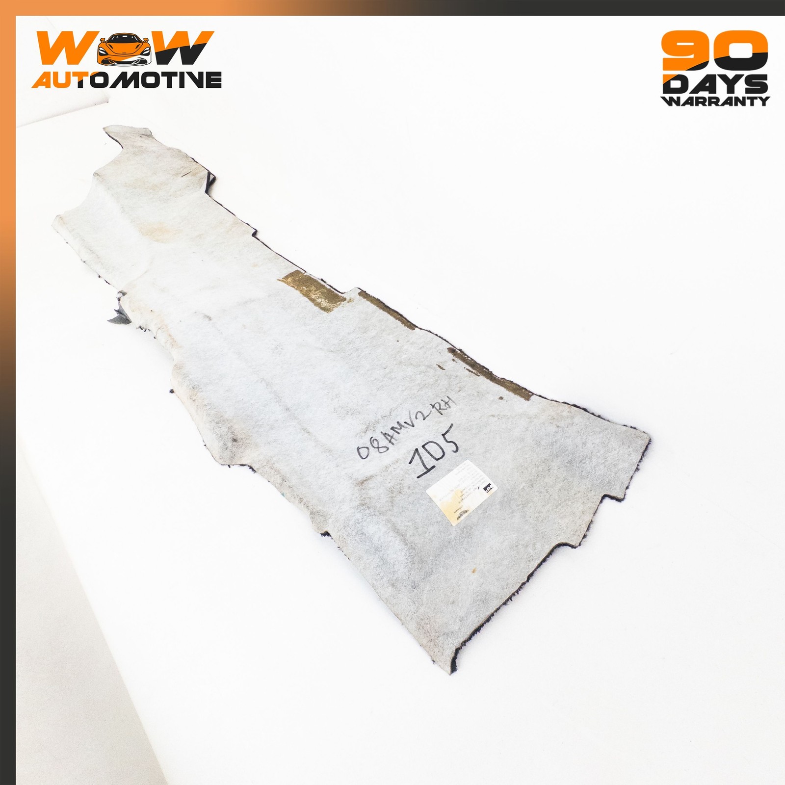 06-16 ASTON MARTIN V8 VANTAGE FRONT RIGHT FLOOR SILL CARPET COVER TRIM OEM