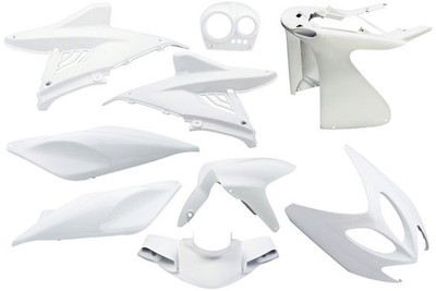 Verkleidungsset 9-Teilig Edge für Yamaha Aerox bis Baujahr 2014 - Weiß