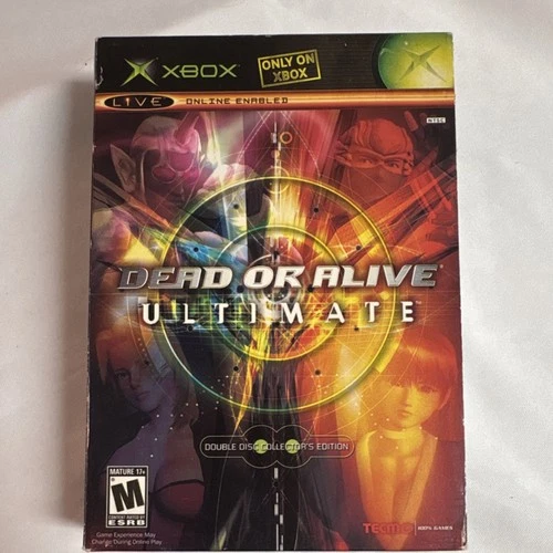 Tecmo Dead or Alive Ultimate Double Disc Collector's Edition Xbox Action Manual