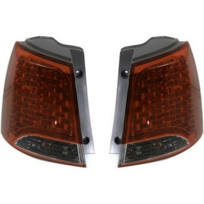 2 Tail Light Halogen Bulb Left Right Outer Clear Red Lens 924021U000 924011U000