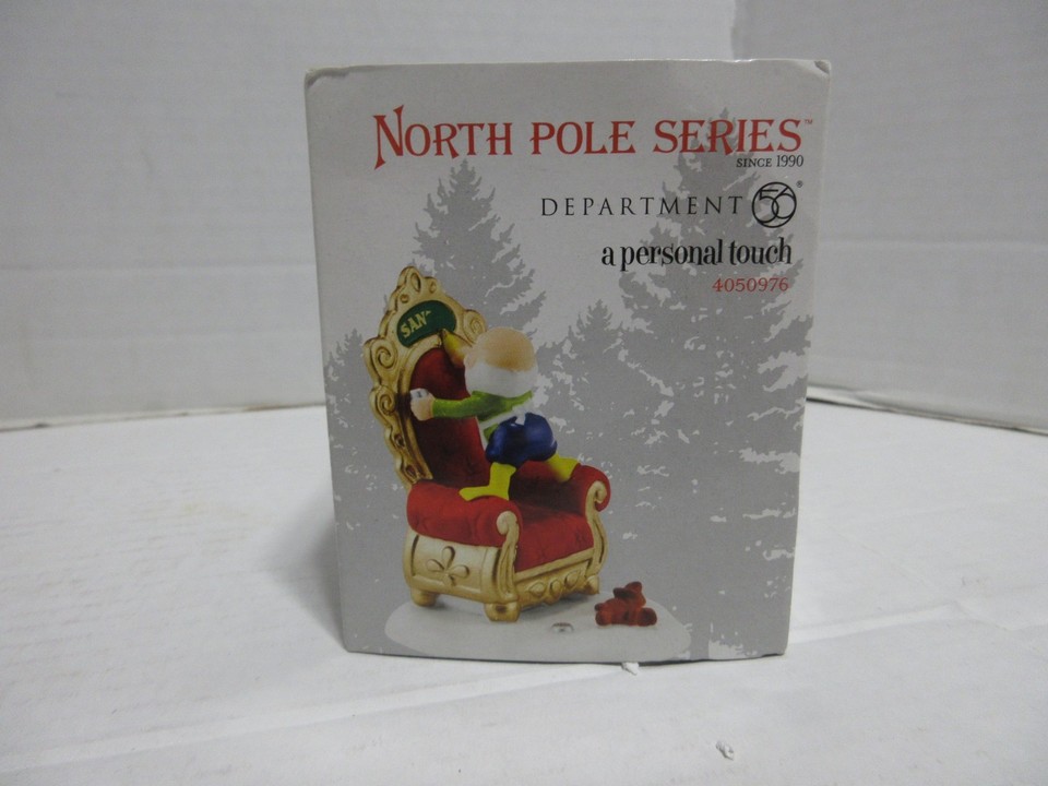 Dept. 56 North Pole Series 2016 A Personal Touch #4050976 Santa's Chair ...