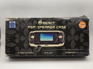 REACT PSP RTPSP11  Speaker Case Portable Sound & Rechargeable in original box