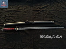 Custom Handmade Damascus Steel Katana Samurai Collectible Sword with Scabbard.
