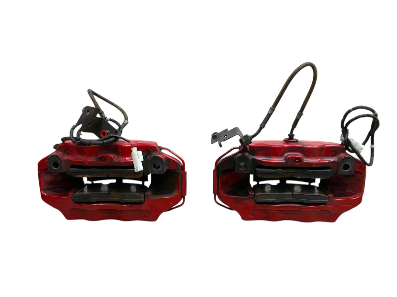 2009 Aston Martin Vantage Front & Rear Red Brembo Brake Caliper Set 4 Pcs *30k*