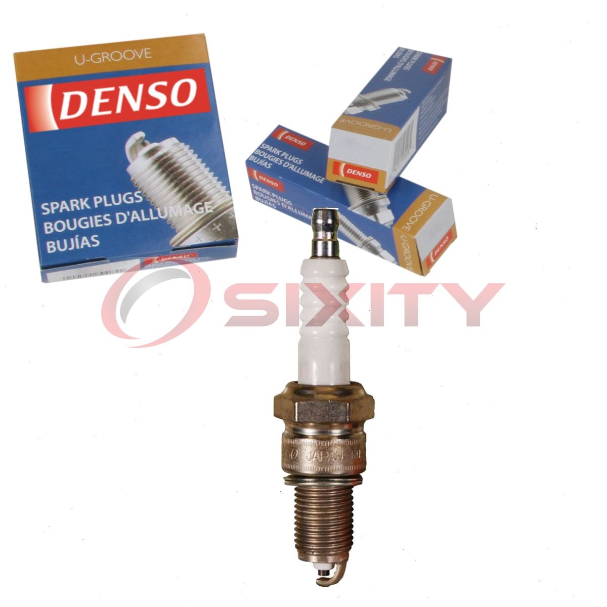 DENSO 3011 Standard U-Groove Spark Plug for W14EX-U 3432 Ignition Wire wf