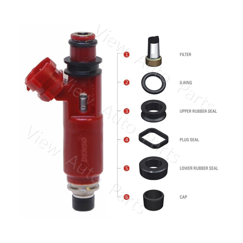 V6 Fuel Injector Repair Seal Kit For Mitsubishi Montero