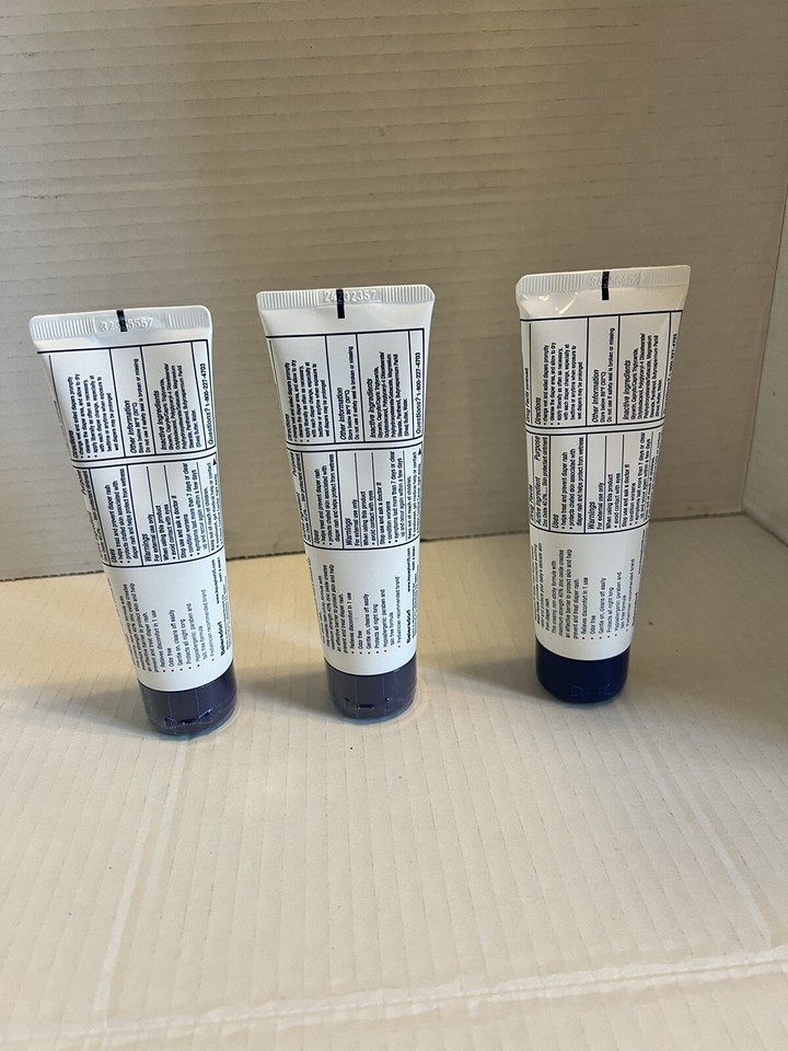 X3 Aquaphor Baby Diaper Rash Paste, Max Strength 40 Zinc Oxide, New. 3