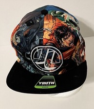 Justice League Snapback Cap Hat Youth OSFM OSFA Adjustable Boys