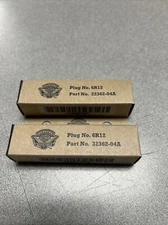 Pair of Harley-Davidson OEM Spark Plugs 6R12 Part # 32362-04A TWIN CAM