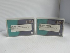 NEW LOT OF 2 SONY DATA CARTRIDGE QG112M 112M